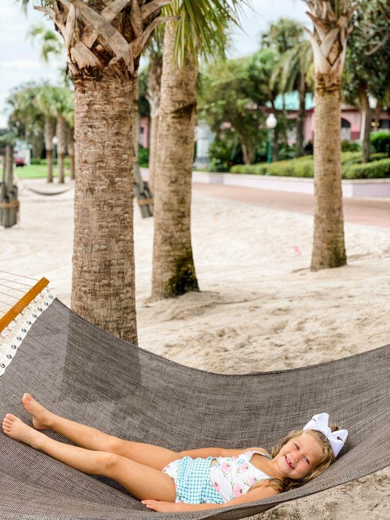 Smiles and joy while laying in a hammock. 