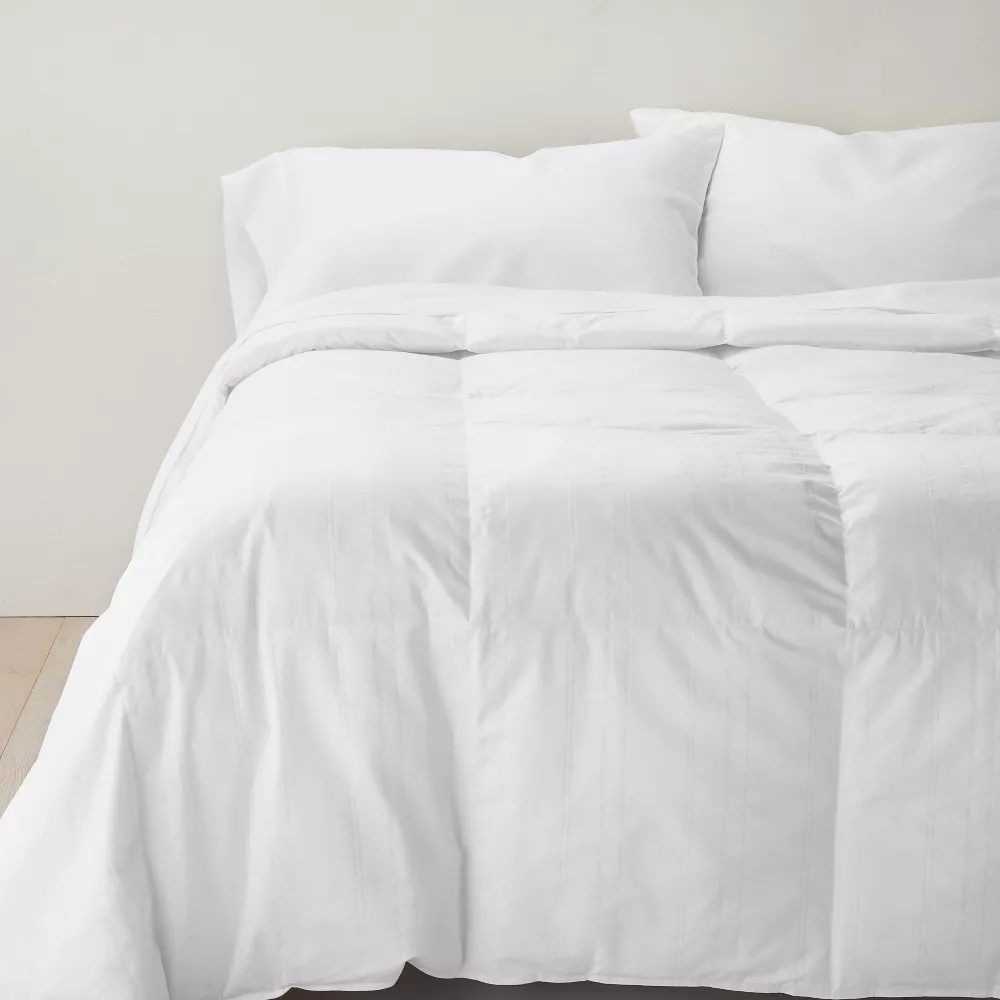 White bedding