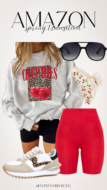 amazon casual graphic crewneck outfit