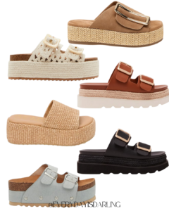 vacation style trends 2025 chunky sandals